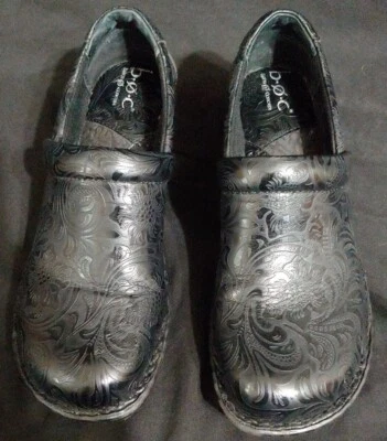 Born Concept b.o.c. Zuecos Florales Negros Talla 9.5M Foto 1 de 4