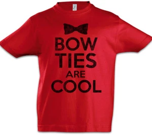 Bow Ties Are Cool Kids Boys T-Shirt Neck Fun - Picture 1 of 1