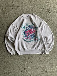 Vintage 90s Russell Athletic Track & Field Crewneck Sweatshirt Gray Size XL USA