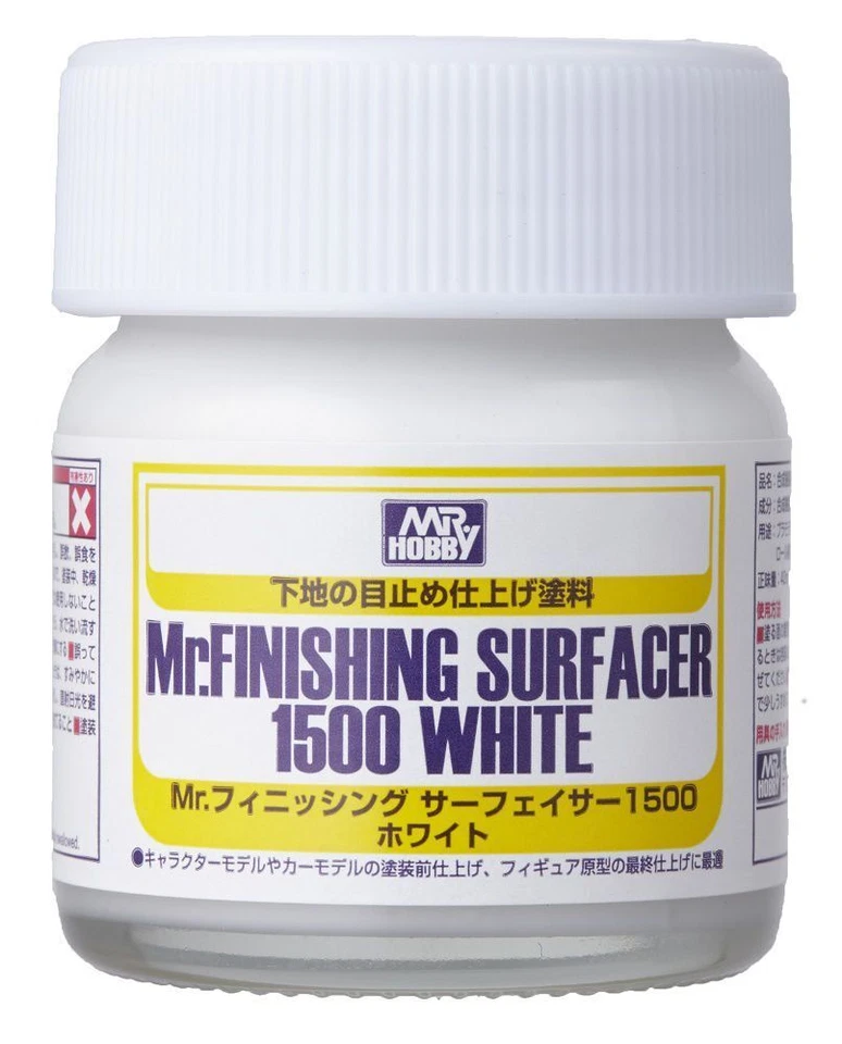 Mr Hobby - Gunze SF-291 - Mr. Finishing Surfacer 1500 White (40ml) - Neu