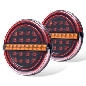 1 par de luces traseras LED de freno lámpara de matrícula remolque camión impermeable - Imagen 1 de 14