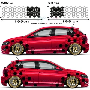 Auto Aufkleber Rauten Seitenaufkleber Car Tattoo Dekor Motive New 2er Set s65 - Bild 1 von 6