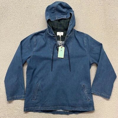 Lee Valley Ireland Pullover Mujer XXXL Azul Denim Chaqueta con Capucha Exterior Foto 1 de 4