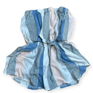 Vintage Havana Girls Multicolor Striped Strapless Romper Medium - Picture 1 of 3