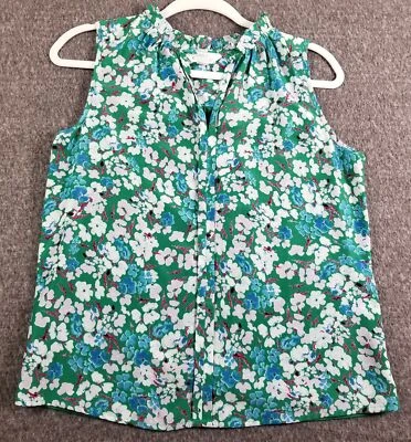 Market & Spruce Tank Top Women’s Petite Small PS Floral Sleeveless Blouse Spring - Image 1 of 4