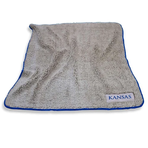 Kansas Jayhawks Frosty Fleece Blanket Cover