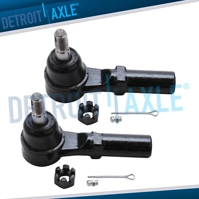 Pair Front Outer Tie Rods for 2004 2005 2006 - 2009 Dodge Durango Chrysler Aspen - Image 1 of 4