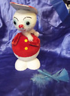 Vtg Christmas Bobble Head Nodder Snowman Candy Container West Germany Mache  D