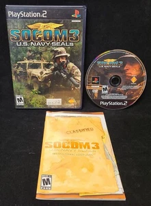 SOCOM 3 U.S. Navy Seals Complete with Manual & Case for Sony PlayStation 2 PS2 - Picture 1 of 6