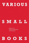 Hermann Zschiegner VARIOUS SMALL BOOKS (Gebundene Ausgabe) MIT Press