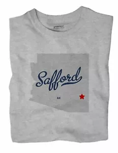 Safford Arizona AZ T-Shirt MAP - Picture 1 of 6