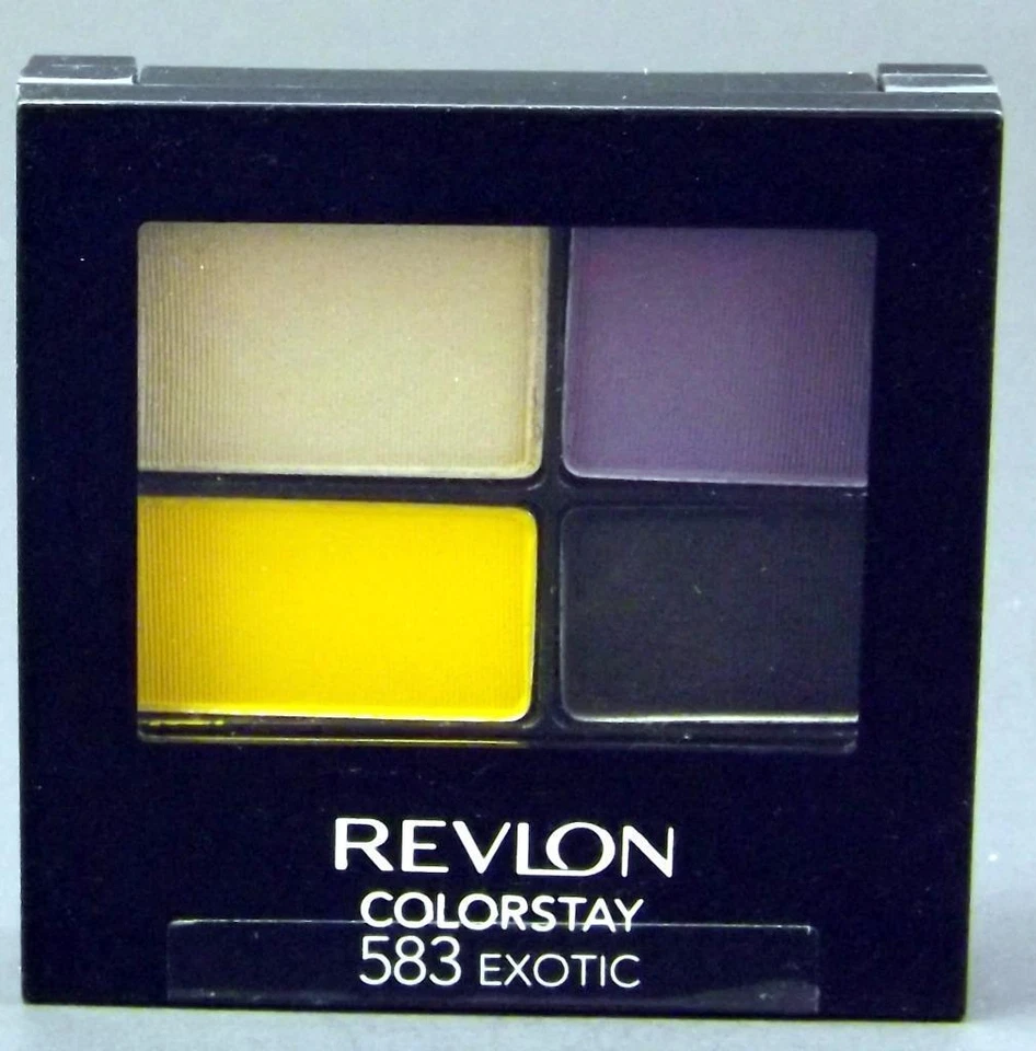 Revlon Colorstay Quad Eye Shadow #583 Exotic (16 Hr Eyeshadow)  Free S&H - Image 1 of 1