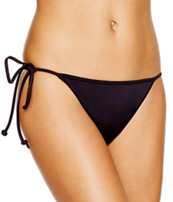 Parte inferior de bikini Milly italiana con corbata lateral lisa precio de venta sugerido por el fabricante $90 talla M # U6 471 Blm Foto 1 de 4