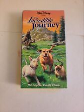 The Incredible Journey (VHS, 1997, Slip sleeve Very Good