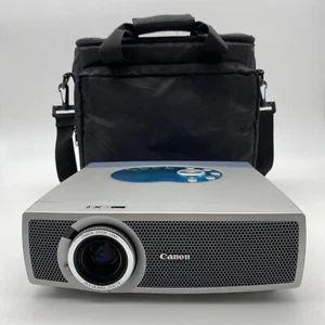 CANON LV-S2U PROJECTOR NO POWER SUPPLY USED PROJECTOR WITH CARRYING CASE AV  - Picture 1 of 7