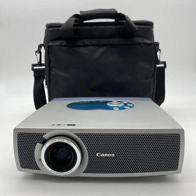 CANON LV-S2U PROJECTOR NO POWER SUPPLY USED PROJECTOR WITH CARRYING CASE AV  - Image 1 of 4