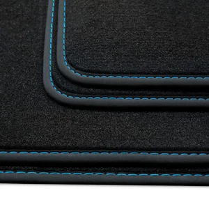 Alfombrillas de terciopelo adecuadas para Audi A4 B5 8D 1999-2001 Deluxe Velours - Imagen 1 de 7