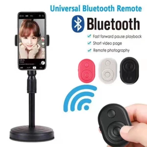 Bluetooth Remote Control Phone Camera Selfie Shutter Stick Kindle Page Turner - Picture 1 of 20