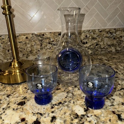 SASAKI Glass Cold Sake Glass & Carafe 300ml Set G604-M79 - Image 1 of 4