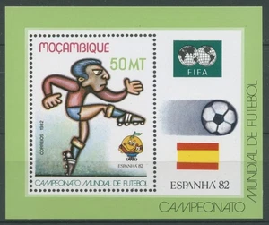 Mocambique 1982 Fußball-WM in Spanien Block 13 postfrisch (C28301) - Bild 1 von 1