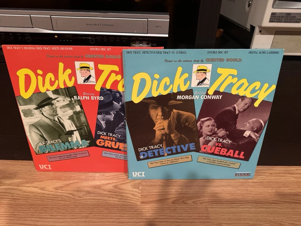 Dick Tracy Double Feature Laserdisc Lot COMBINED SHIPPING - Image 1 of 1
