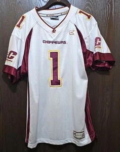 Colosseum Central Michigan Chippewas #1 Football Jersey Youth L/XL STITCHED - Picture 1 of 2