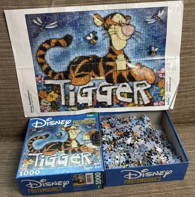Buffalo Disney Photomosaics Tigger 1000 Piece Jigsaw Puzzle • Robert Silvers - Image 1 of 4