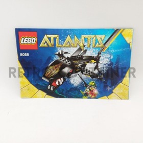 Lego Vintage Instructions Instructions Set 8058 - Atlantis Guardian of the Deep