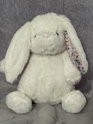 Carters Just One You Conejo Blanco Peluche Orejas Florales Rosa Estampado Flor 2022 Foto 1 de 4