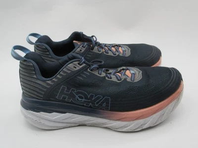 Hoka One One Bondi 6 Running Shoes Womens Size 11 Wide D Navy Peach 1019272 MIDP - Image 1 of 4