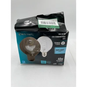 EcoSmart 40W E26 Standard Base G25 LED light Bulbs Warm White - Picture 1 of 6