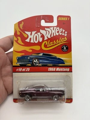 2004 Hot Wheels CLASSICS SERIES 1 1968 MUSTANG Purple  - 19 of 25 - Image 1 of 4