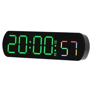 High Definition LED Digital Clock with Temperature Humidity Timer and Date - Picture 1 of 45
