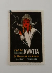 Kwatta Cakao Breda Hollande Reklamemarke Werbemarke (13062) - Picture 1 of 2
