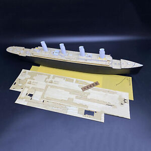 1/350 Holz Deck Abdeck Blatt Anker Kette für Minicraft 11318 RMS Titanic Modell