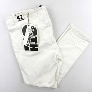 6th NBRHD Skinny Jeans Pali Size 42 Mens White - New w/ Imperfection - Picture 1 of 11