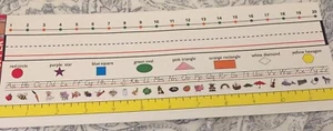 2 x 2 Sheets Desk Topper 4 In Total , Peel & Stick. Teaching Help. - Picture 1 of 6