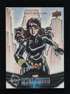 2018 Upper Deck Marvel Agent Carter Sketch Cards 1/1 Mitch Ballard Auto 5i7