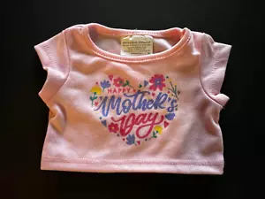 Build a Bear Clothing - Camiseta Rosa Feliz Día de la Madre - NUEVA - Imagen 1 de 1