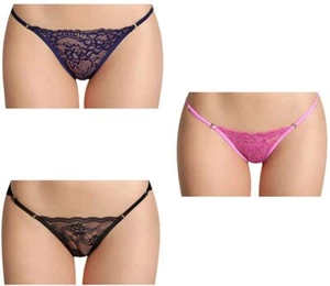 Besame Mujeres Bikini Bragas Encaje Ropa Interior Lencería Talla Única - Imagen 1 de 18