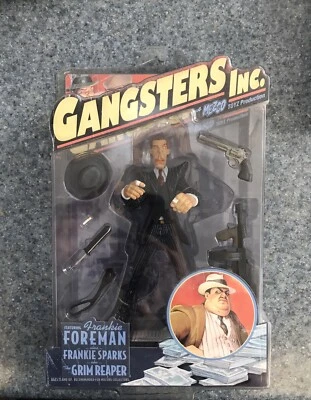 2003 Mezco Toys Gangsters INC Frankie Foreman Sparks 死神可动人偶 — 第 1/3 张图片