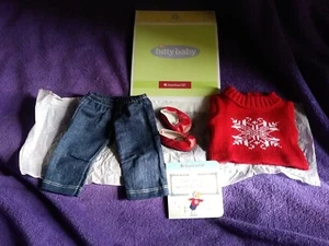 American Girl Bitty Baby 2006 Winter Wishes Jungen Outfit komplett/nicht mehr produziert Rarität - Bild 1 von 11