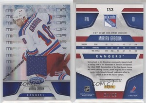 2011-12 Certified Mirror Blue Materials /99 Marian Gaborik #133