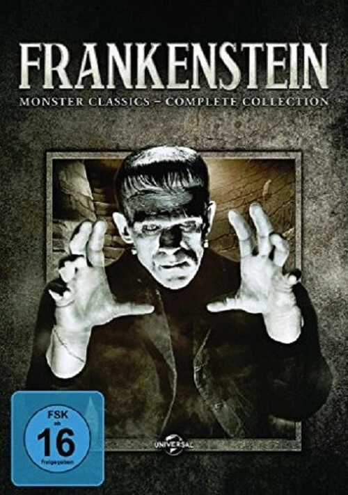 FRANKENSTEIN: MONSTER CLASSICS-COMPLET (BORIS KARLOFF,...)   7 DVD NEW  - Image 1 of 1