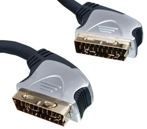 DE LA MÁS ALTA CALIDAD 10M LIBRE DE OXÍGENO COBRE MACHO - CABLE MACHO ENCHUFES CHAPADOS EN ORO - Imagen 1 de 1