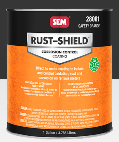 SEM 28081 Rust Shield Corrosion Control 2.8 VOC - Safety Orange ...