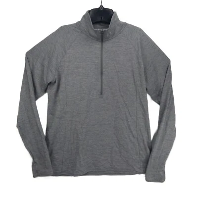 Under Armour Mujer Gris Talla XL Threadborne Run Ajustado HeatGear Top Bolsillo Foto 1 de 4