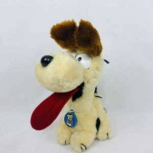 Peluche de colección Odie Garfield Dakin perro sentado de colección 1983 etiqueta de 10" excelente relleno - Imagen 1 de 10