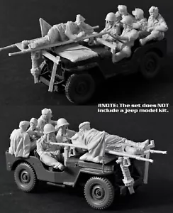 AC 1/35 US Medics Jeep with German POWs in Italy (6 figures & accessories) - Picture 1 of 1