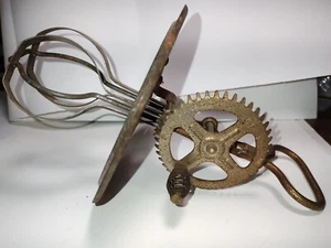 Vintage Handmixer Handmixer mit zwei Rührbürsten brauner Griff - Bild 1 von 6